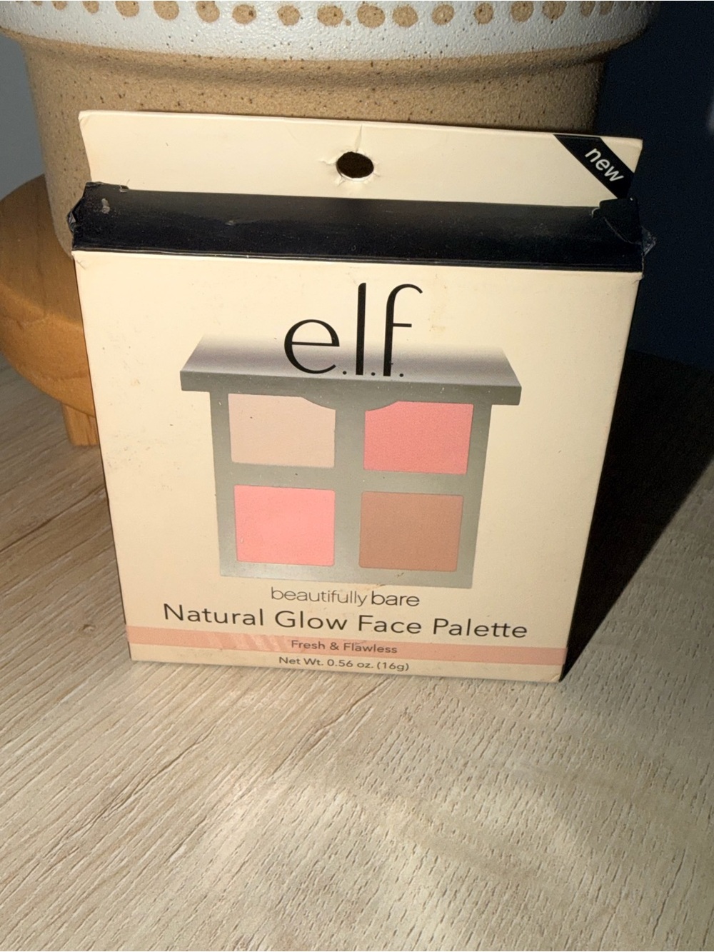 ELF Natural Glow Face Palette - Pink & Peach Blushes